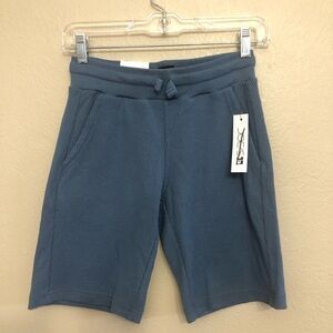 Joe's Slim Fit The Jogger Short Waffle Knit Kids Shorts Blue M (10-12)